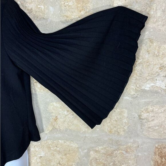 Fabulous Alba Conde Designer Dressy Blouse Pleated Sleeves EU 40 - Picture 5 of 5